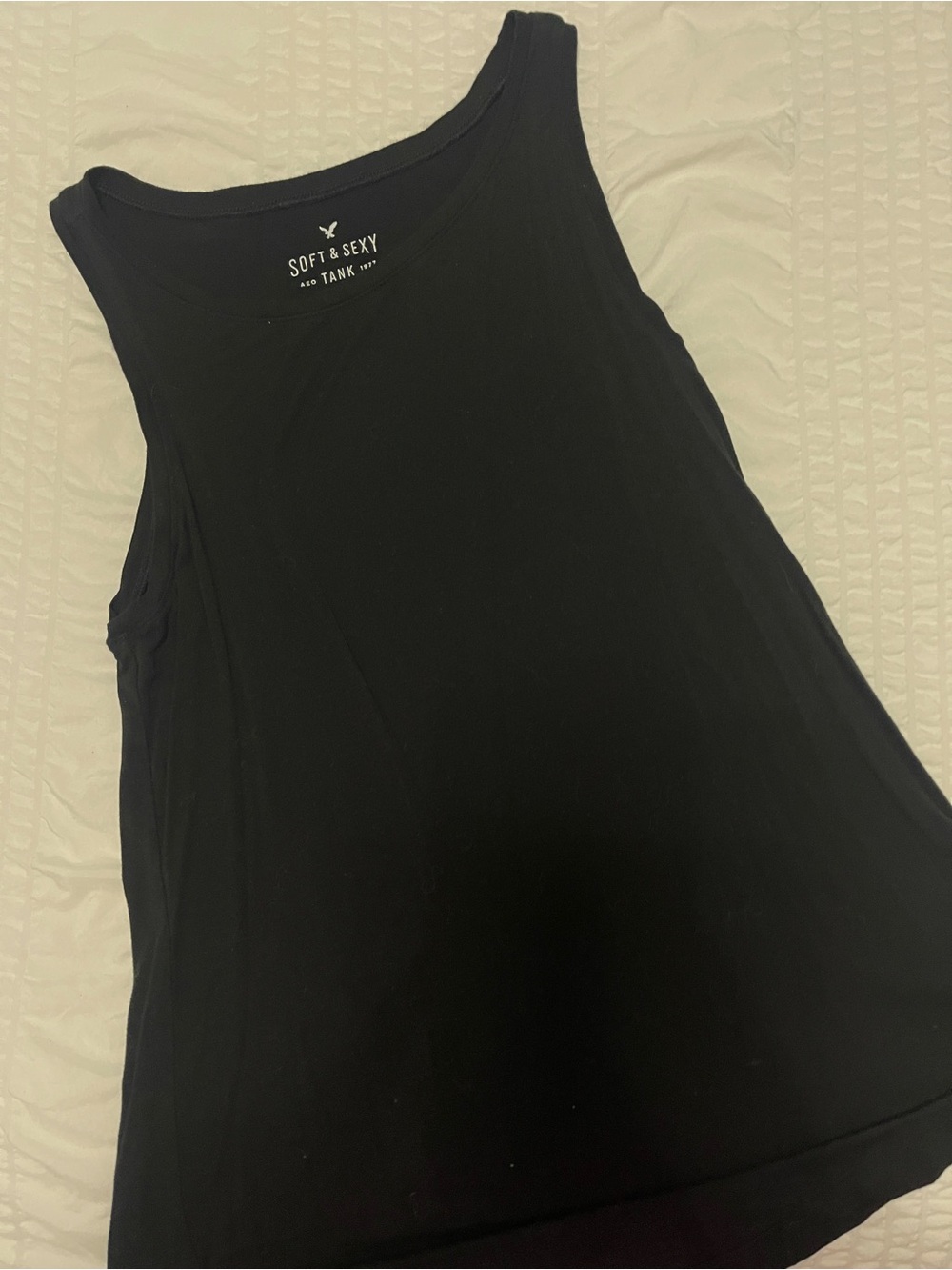 American Eagle Outfitters Black Soft & Sexy Tank Top